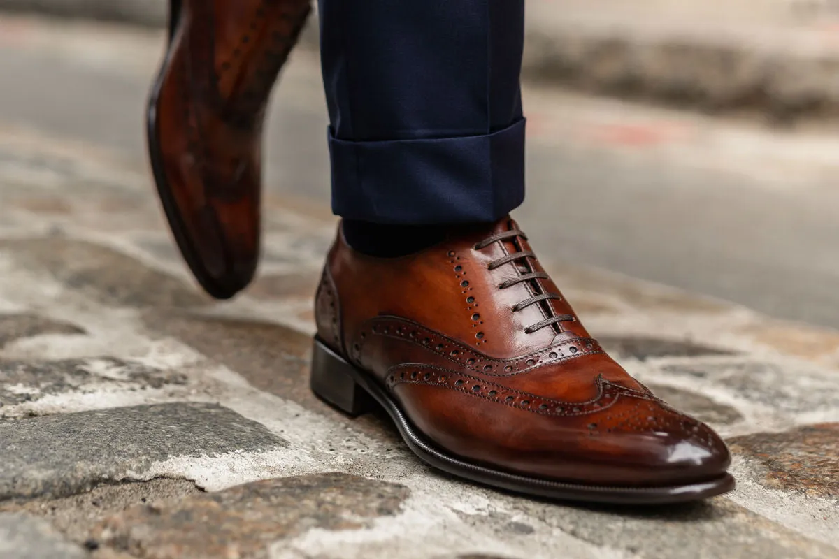 The West II Wingtip Oxford - Brown