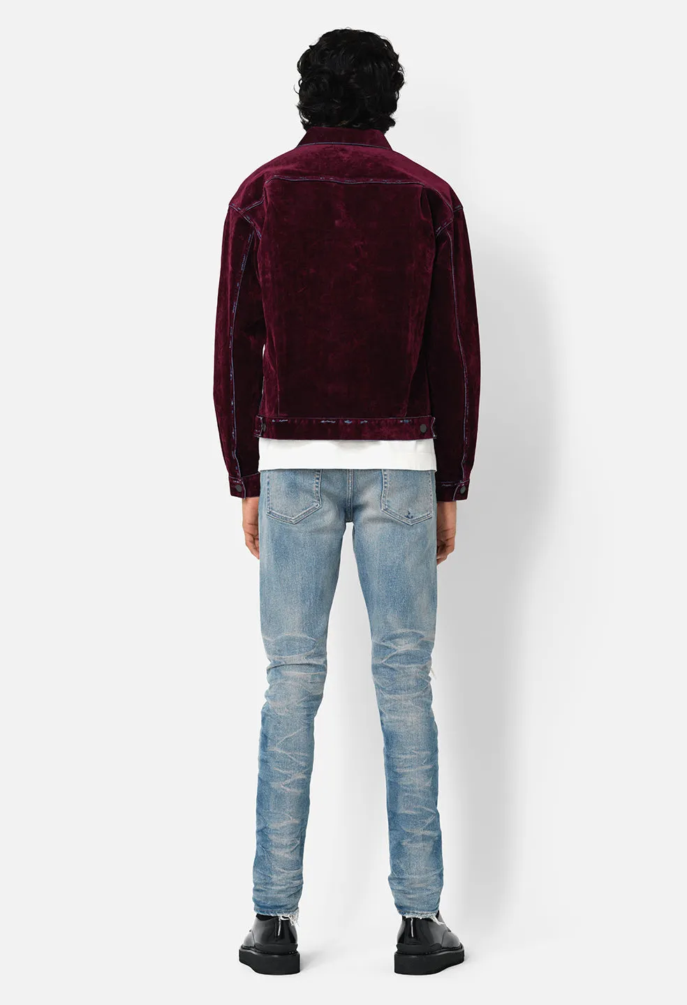 Thumper Jacket Type II Crush Flock / Burgundy