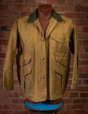 Vintage Filson Waxed Work Wear Hunting Jacket Tan XL