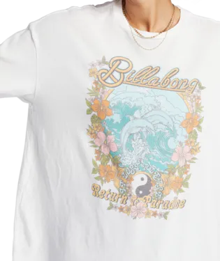 Women's Billabong Return To Paradise Boyfriend T-Shirt