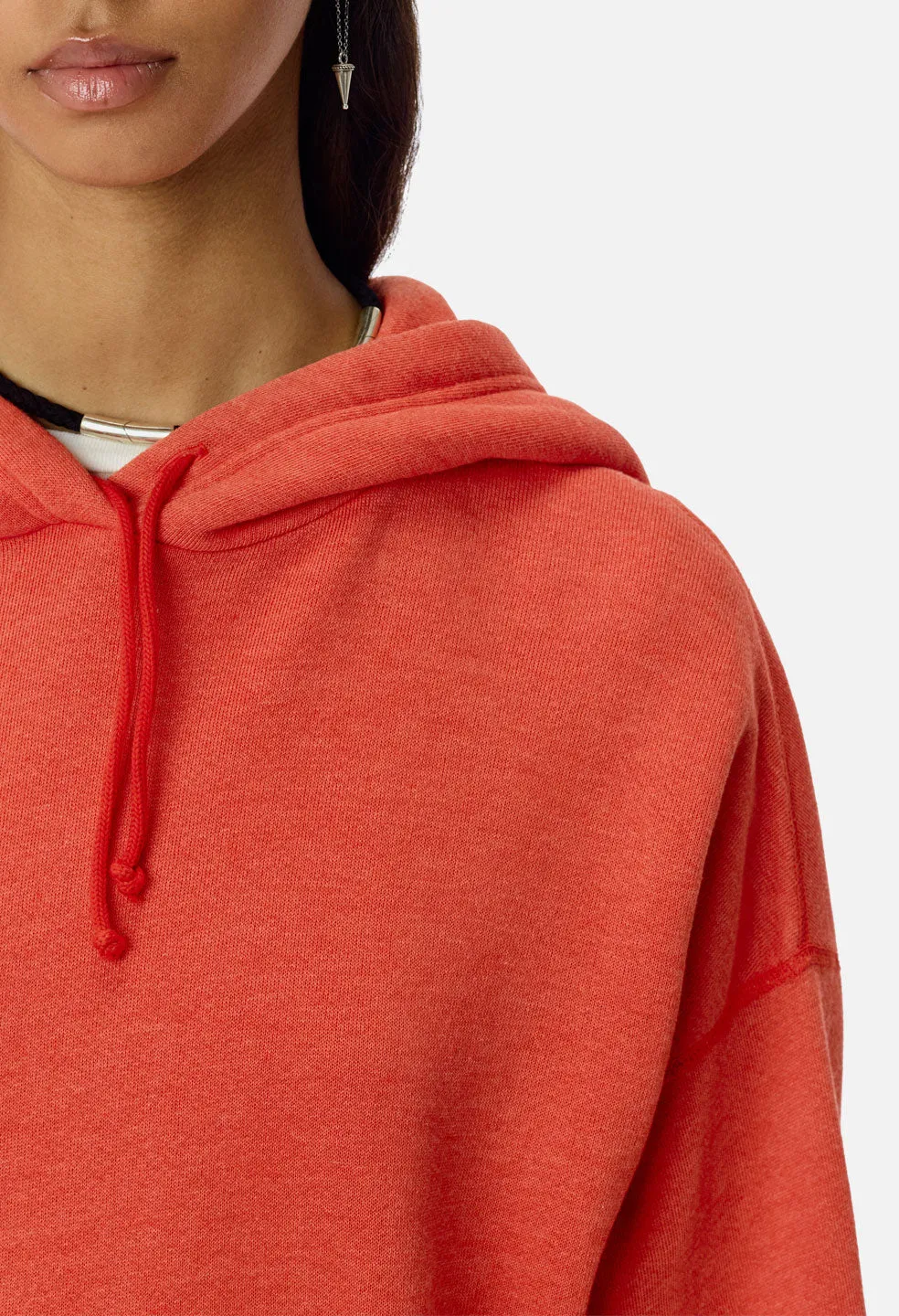 Women's Vintage Fleece Hoodie / Cardinal